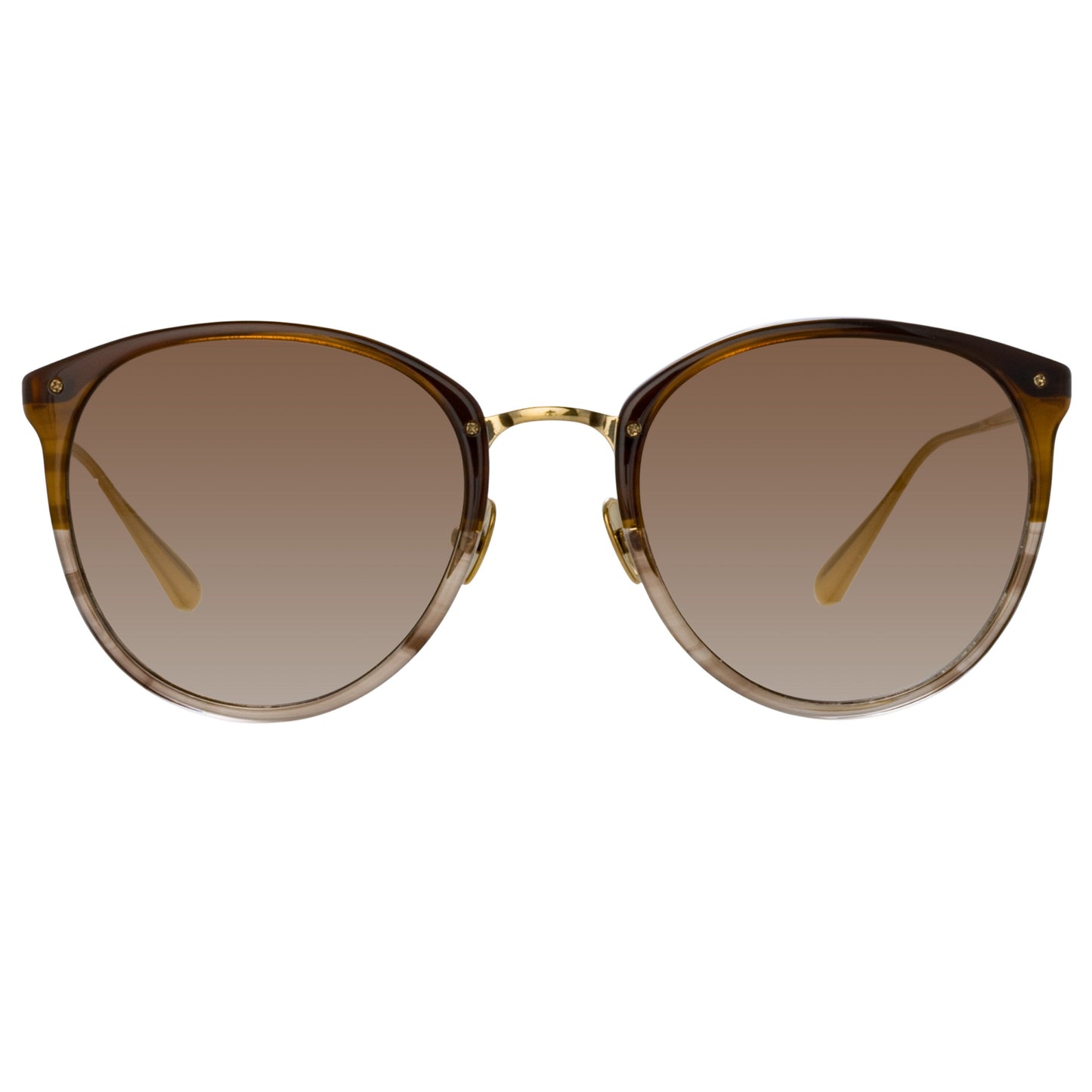 Calthorpe Oval Sunglasses in Caramel Horn - LFL251C96SUN
