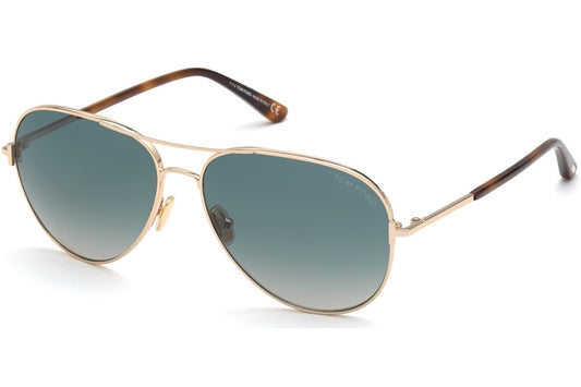 Tom Ford Clark in Rose Gold/Blue